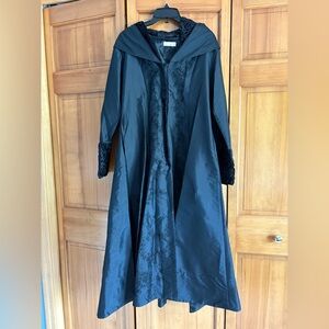 Nataya Steampunk Long Black Coat